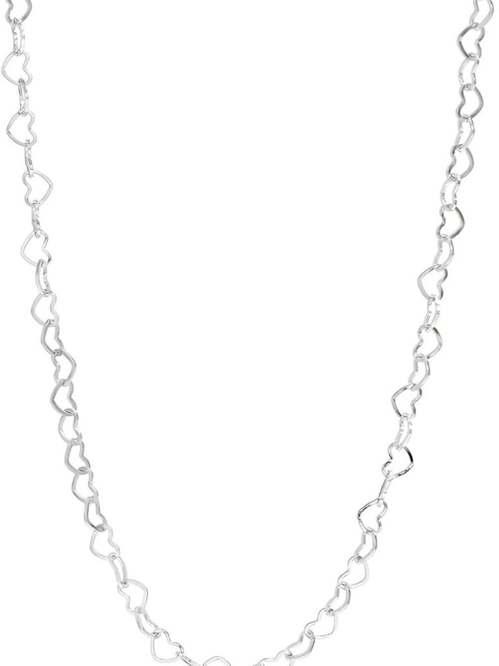 Heart Link Chain Necklace for Women by Ginger Lyne | 18" with 2" Adjustable